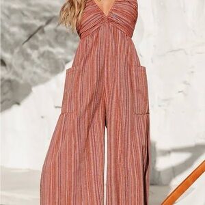 Cupshe Multicolor Striped Jumpsuit